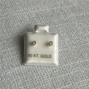 10 KT Gold Stud Earrings